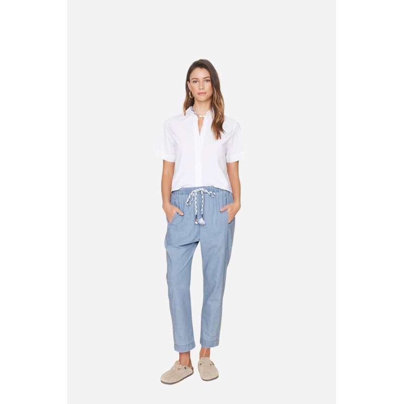 Xirena Draper Pants in Dusty Blue