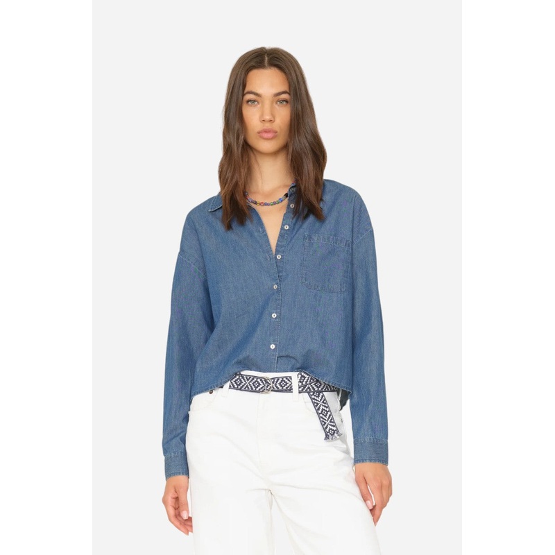 Xirena Dion Shirt Blue Rinse