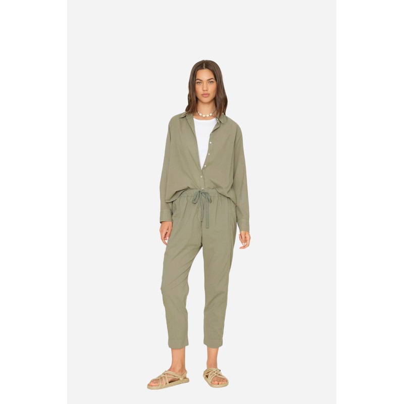 Xirena Green Army Draper Pant