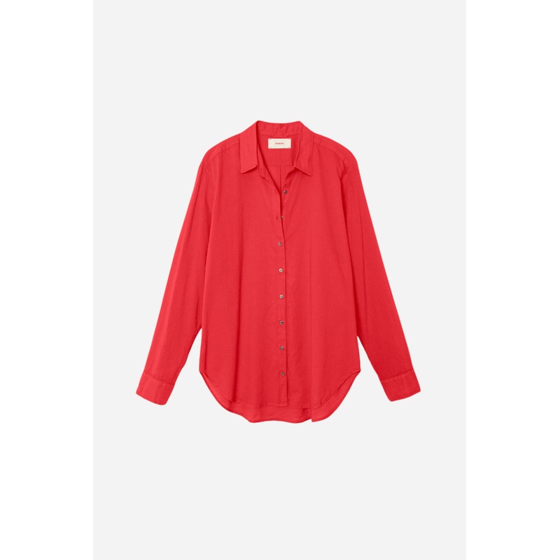 Xirena Racing Red Beau Shirt
