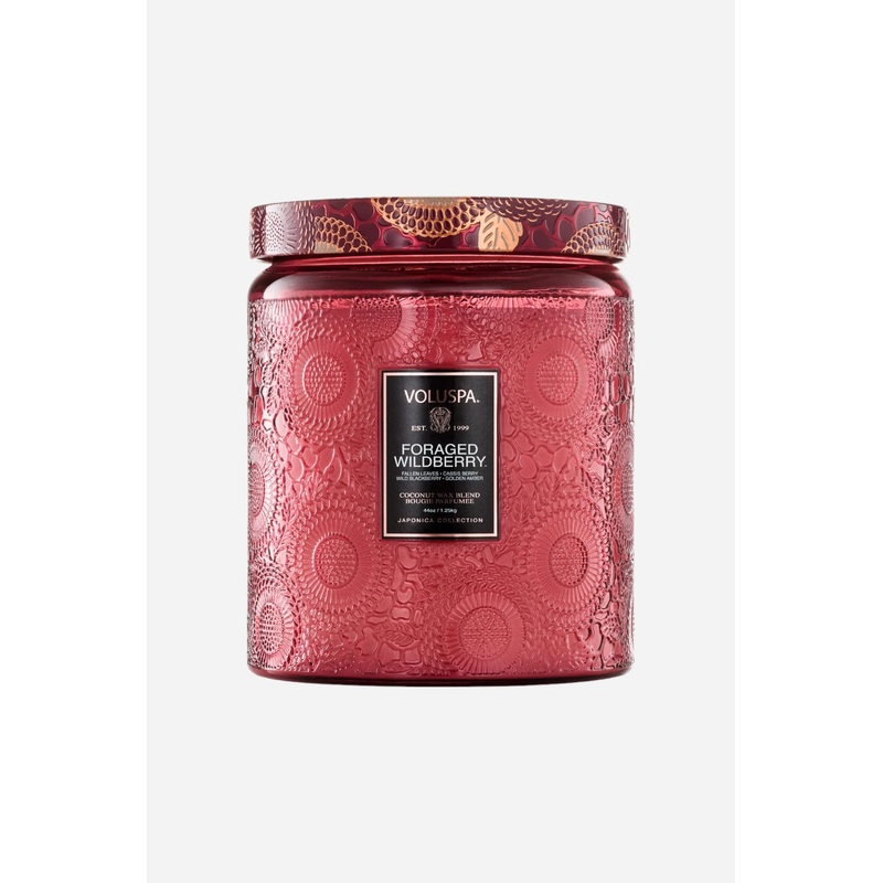Voluspa Foraged Wildberry Luxe Jar Candle