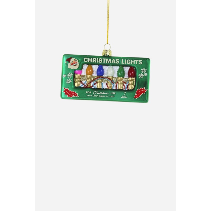 Vintage Christmas Lights Ornament