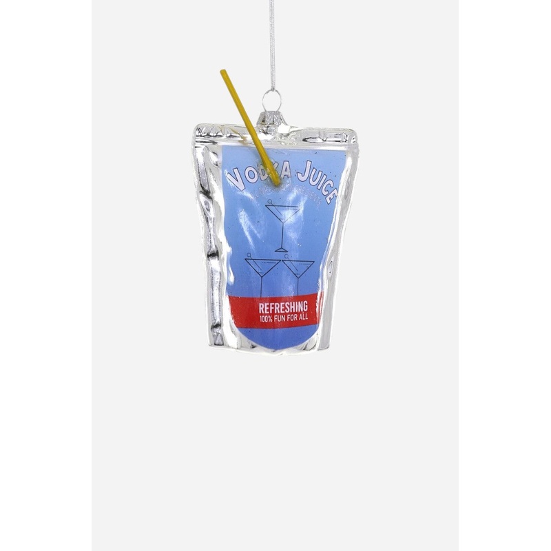 Vodka Juice Pouch Ornament