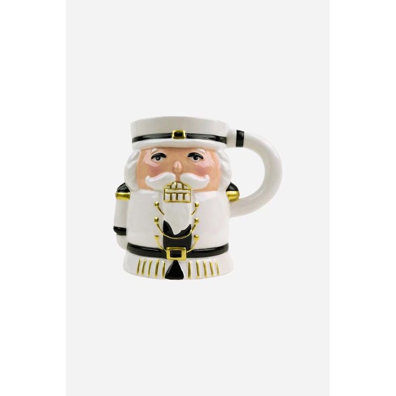 White Nutcracker Mug