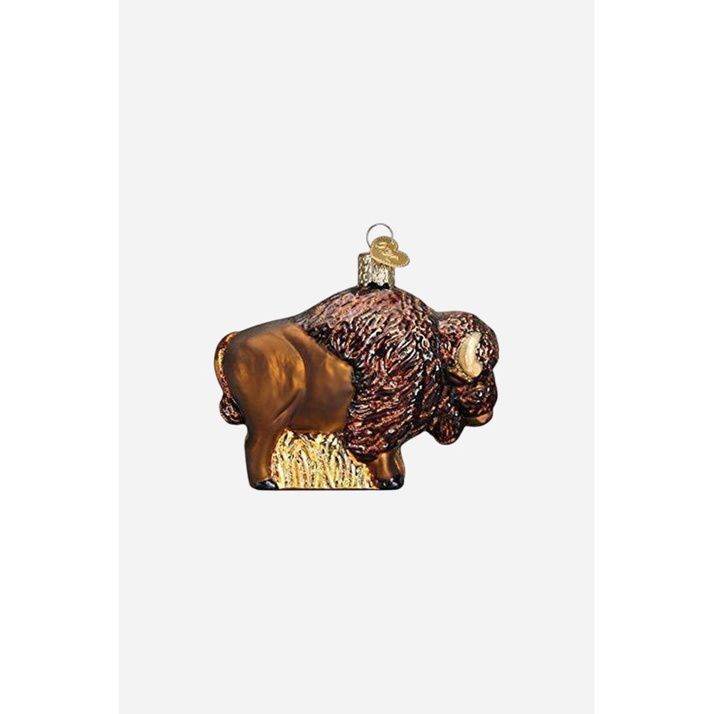Buffalo Glass Ornament