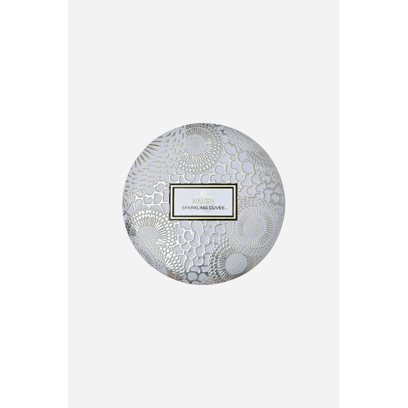Voluspa Sparkling Cuve 3 Wick Tin Candle