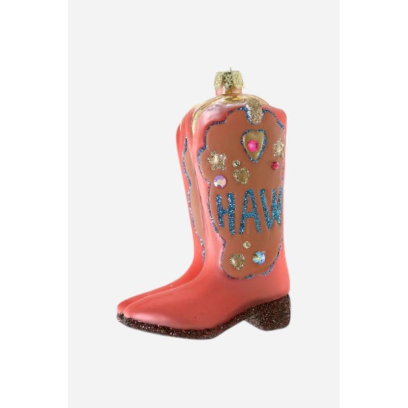 Yee Haw Boot Ornament