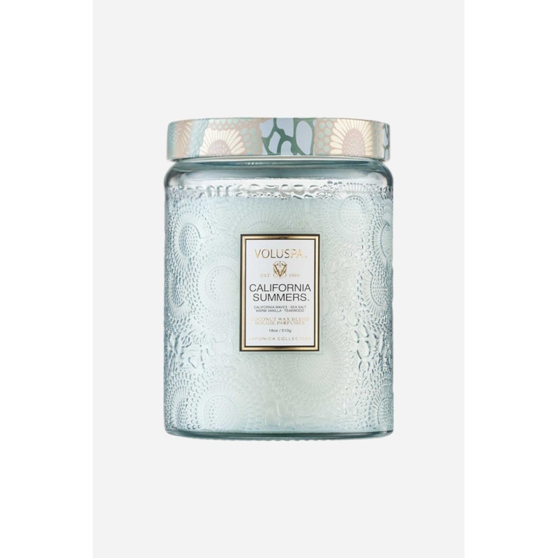Voluspa California Summers Large Jar Candle, 18 Oz