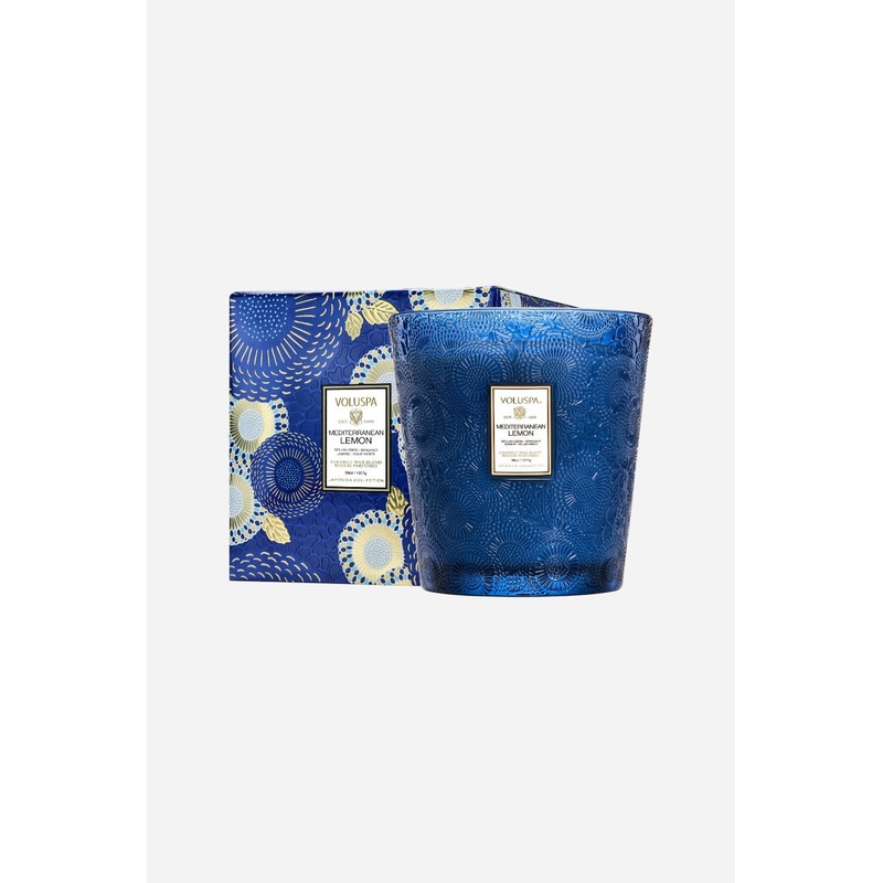 Voluspa Mediterranean Lemon 3 Wick Hearth Candle