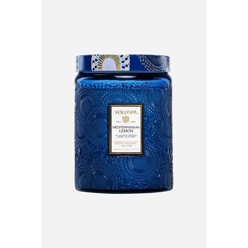 Voluspa Mediterranean Lemon Large Jar Candle