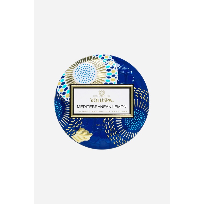 Voluspa Mediterranean Lemon Mini Tin Candle