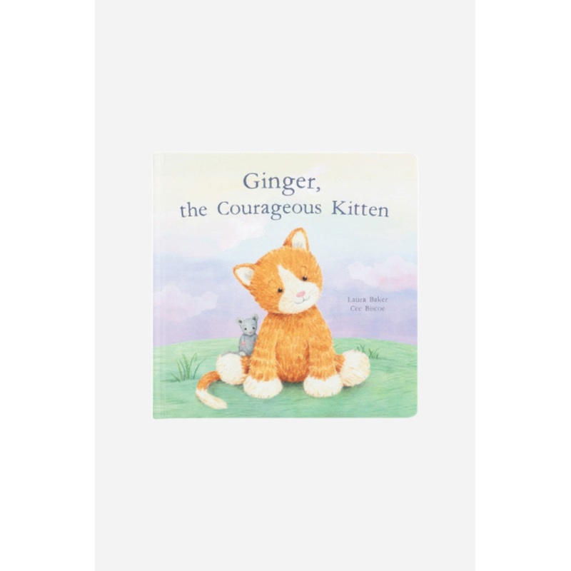 Jellycat Ginger The Courageous Kitten Book