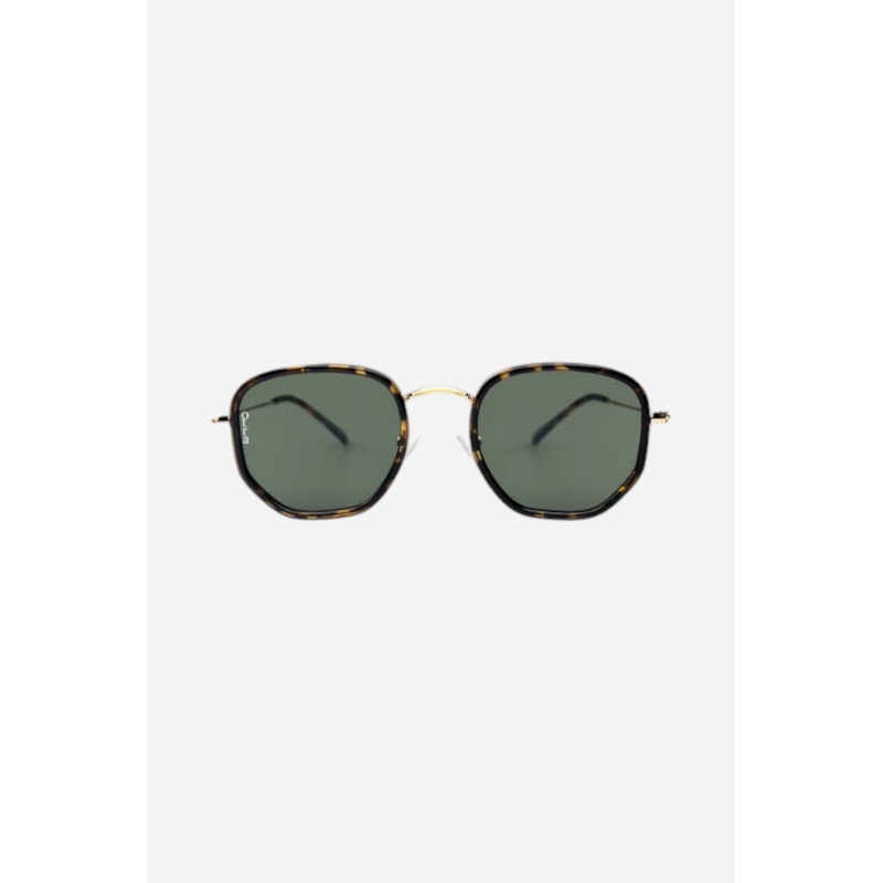 Otra Eyewear Tate Sunglasses in Tortoise Shell/Green
