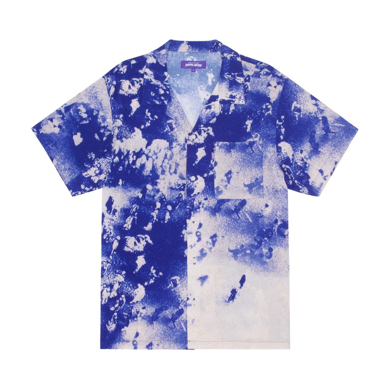 Fucking Awesome – Men’s Blue Crowd Club Shirt – (Blue/White)