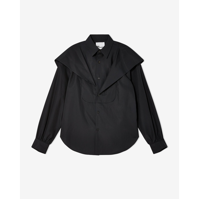 Noir Kei Ninomiya – Women’s Hooded Shirt – (Black)