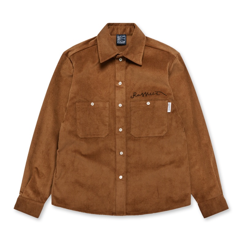Rassvet – Mens Lady Luck Corduroy Shirt – (Beige)