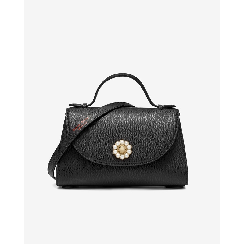 Simone Rocha – Women’s Pochette Valentine Bag – (Black/Pearl)