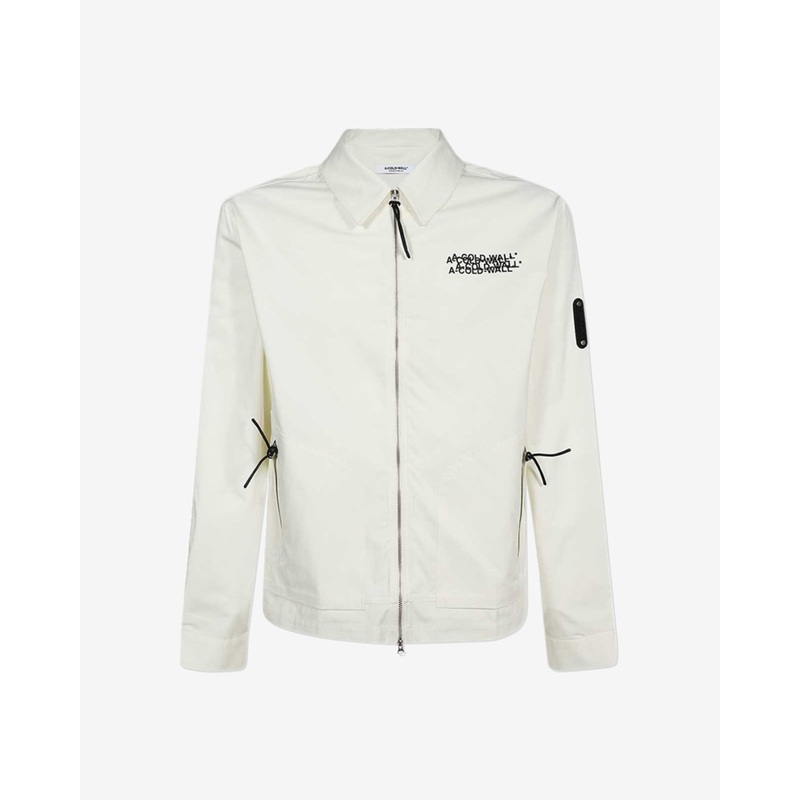 A Cold Wall – Men’s Logo Overlay Tech Overshirt – (Stone)