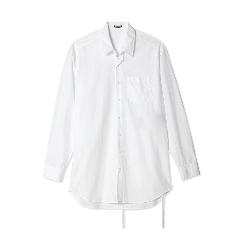 Ann Demeulemeester – Men’s Mark High Comfort Shirt – (White)