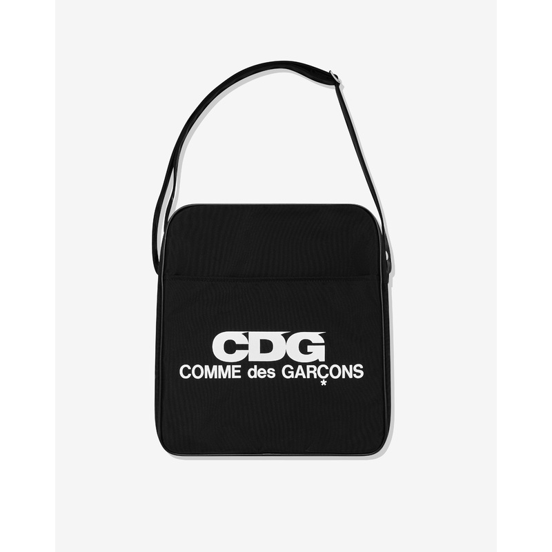 CDG – Large Shoulder Bag – (Black)