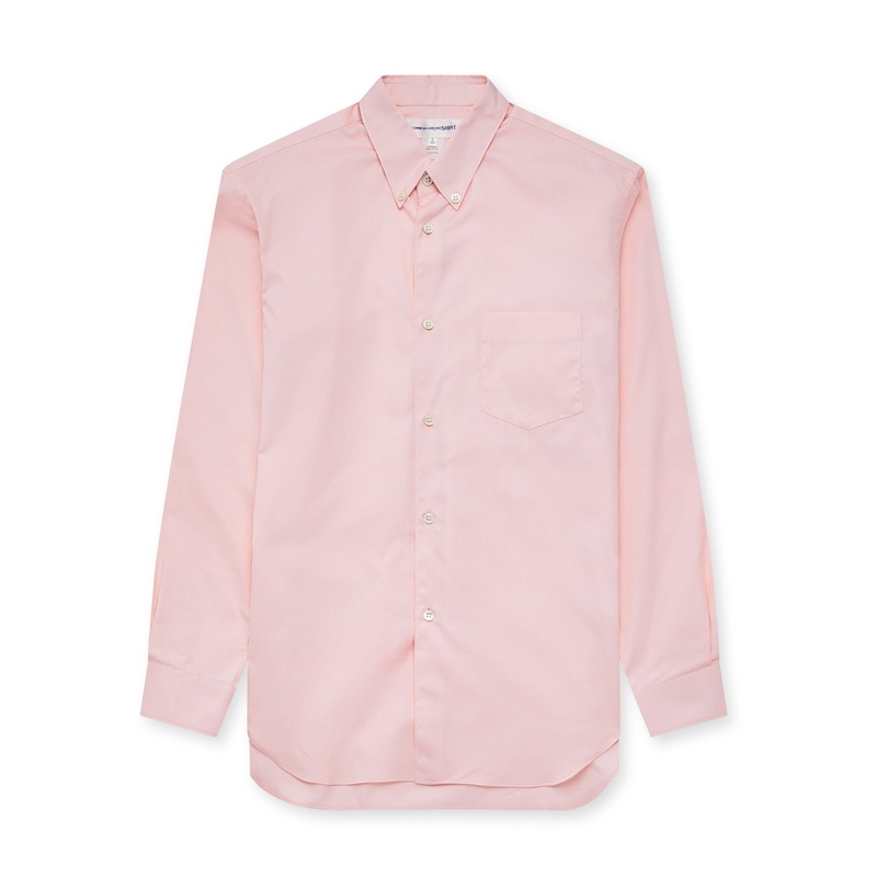 CDG Shirt Forever – Slim Fit Button-Down Cotton Shirt – (Pink)
