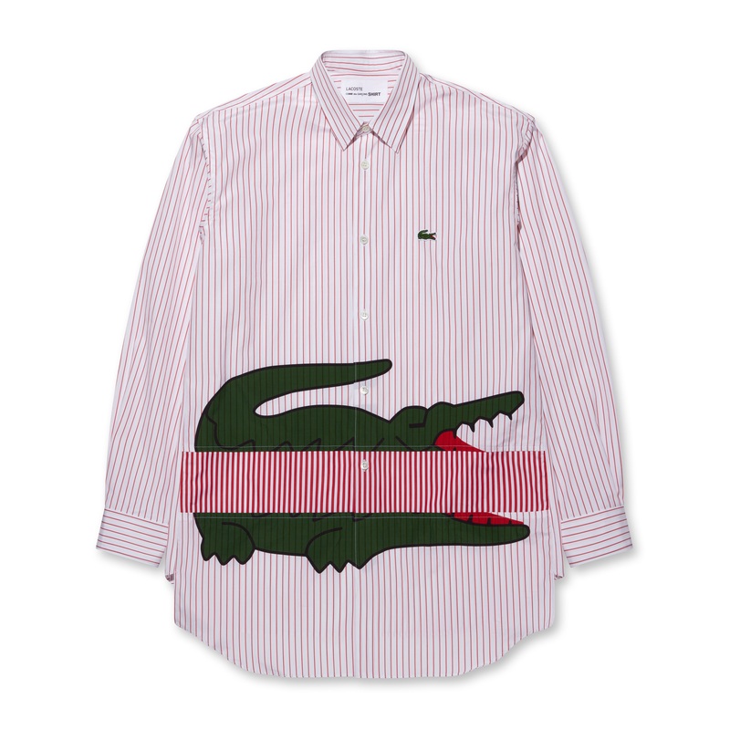 CDG Shirt – Lacoste Men’s Cotton Check Shirt – (Print A-2)