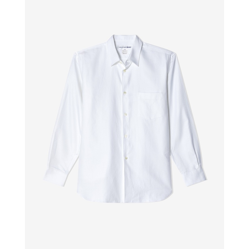 CDG Shirt – Men’s Back-Detail Shirt – (White)