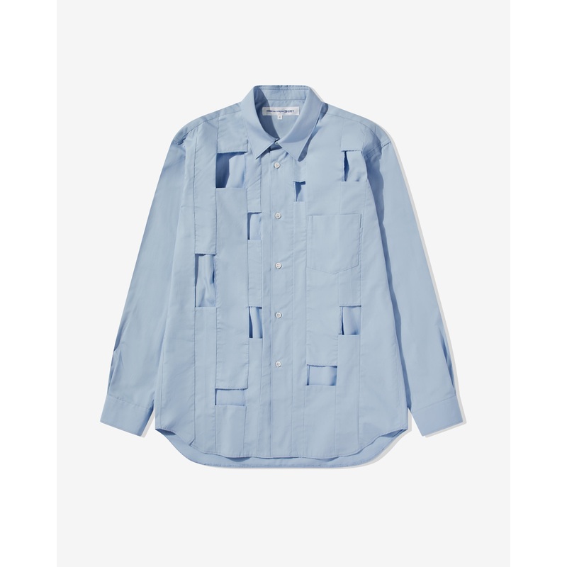 CDG Shirt – Men’s Cut Out Shirt – (Blue)