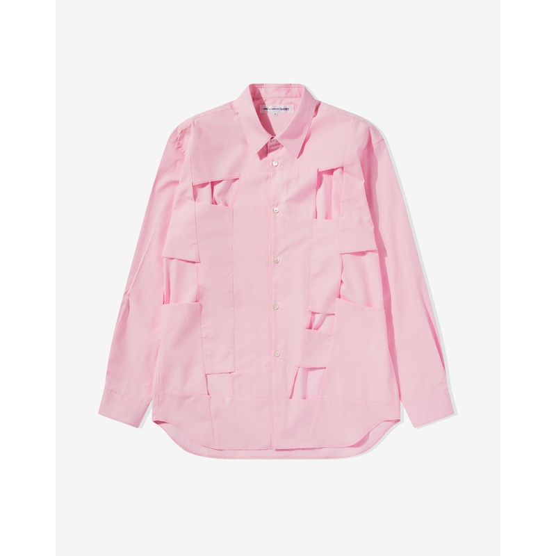 CDG Shirt – Men’s Cut Out Shirt – (Pink)