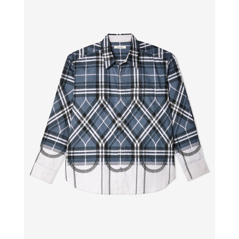 Craig Green – Men’s Plaid Fade Shirt – (Grey Plaid)