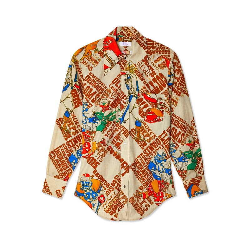 ERL – Men’s Football Print Shirt – (Multi)