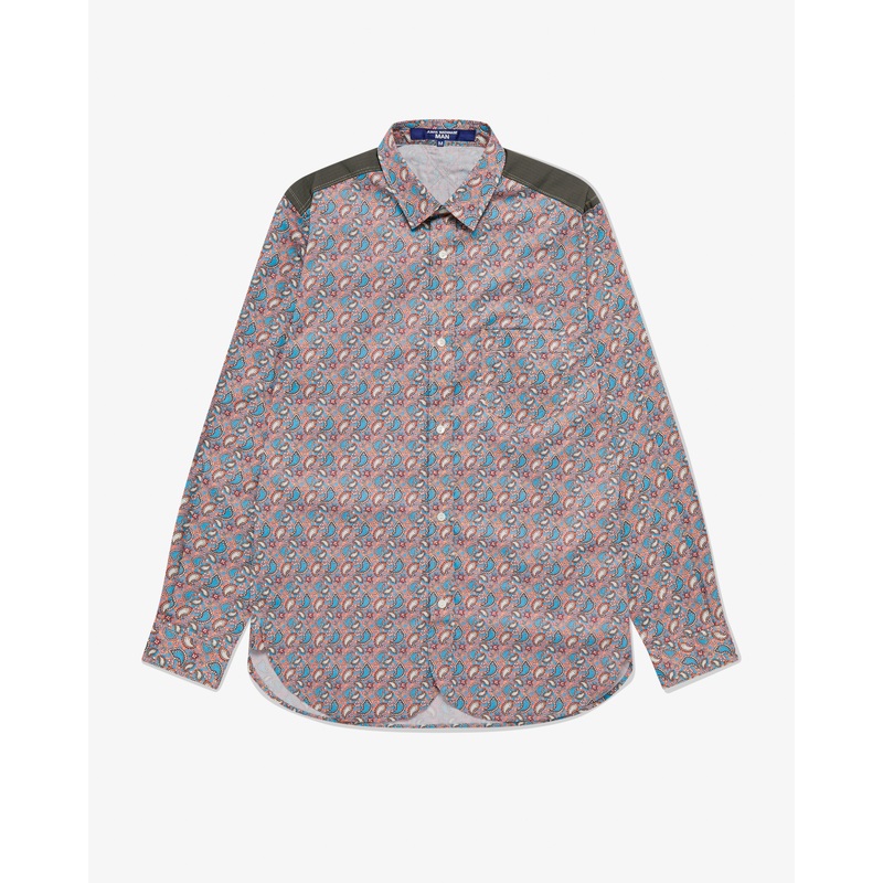 Junya Watanabe MAN – Men’s Paisley Shirt – (Brown)