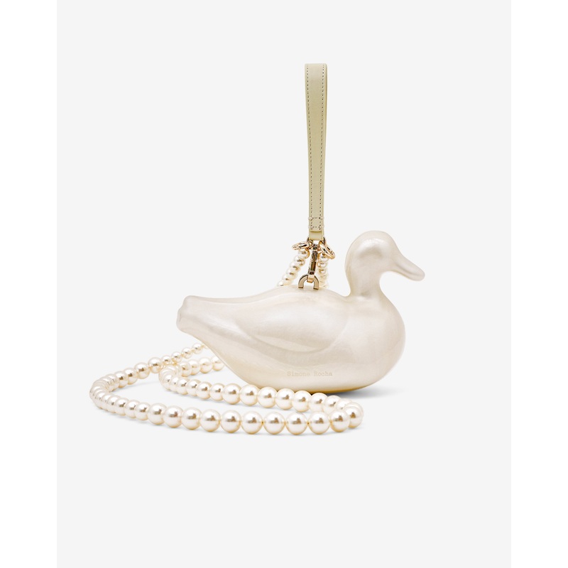 Simone Rocha – Women’s Pearl Duck Bag – (Pearl)
