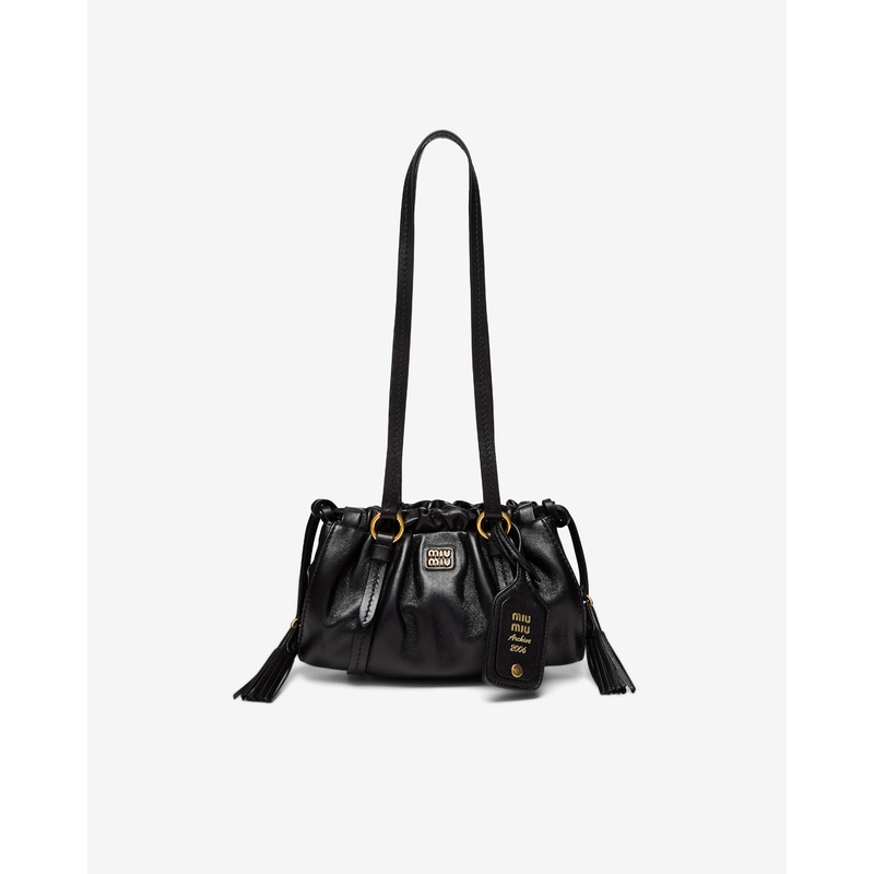 Miu Miu – Women’s Joie Nappa Leather Mini Bag – (Black)