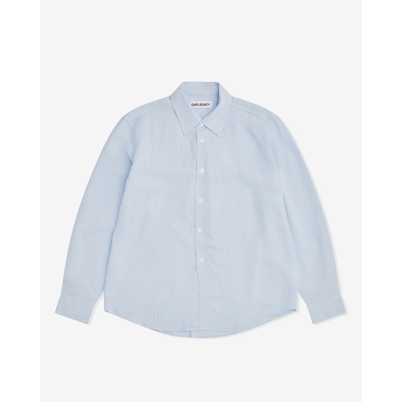 Our Legacy – Men’s Beyond Shirt – (Suave Stripe Holiday Viscose)