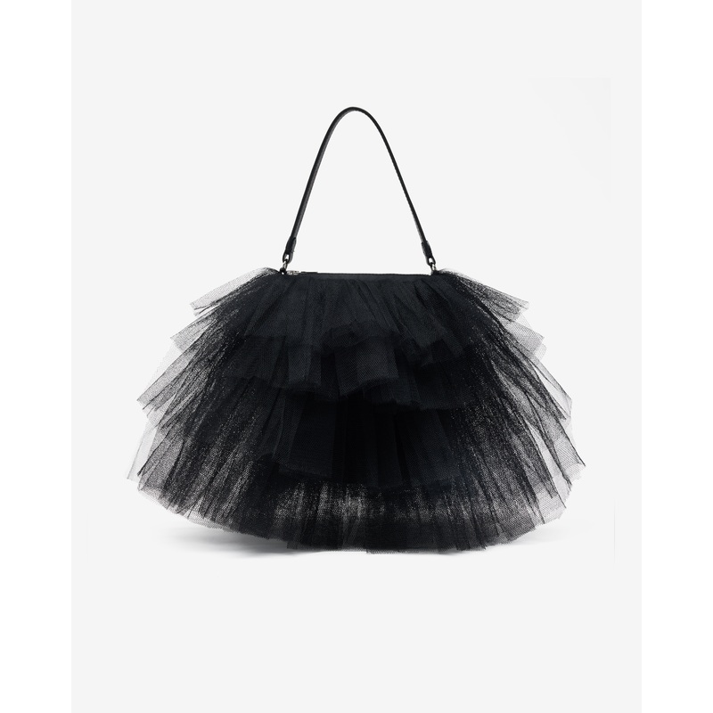 Simone Rocha – Women’s Mini Frilly Tutu Bag – (Black)