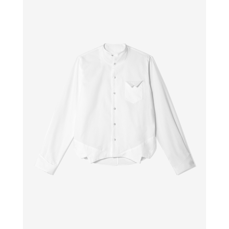 Noir Kei Ninomiya – Women’s Cotton Shirt – (White)