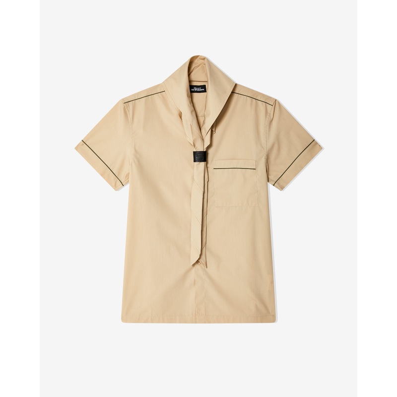 Olly Shinder – Men’s Ceremony Shirt – (Beige)