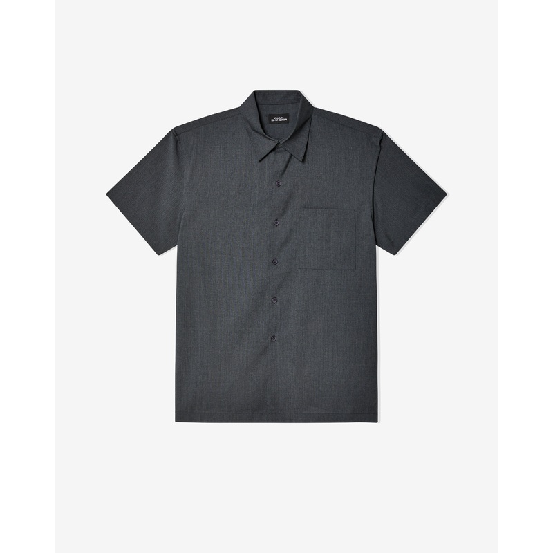 Olly Shinder – Men’s Wool Shirt – (Grey)