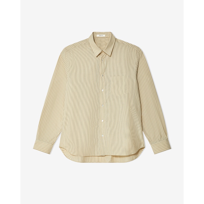 The Row – Men’s Ashford Shirt – (Beige)