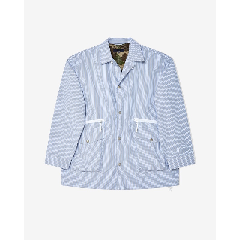 CDG Homme – Men’s Pocket-Detail Shirt – (Blue)