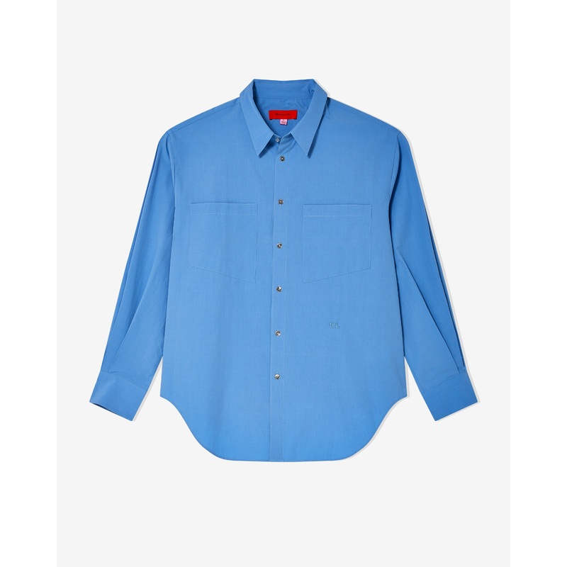 Eckhaus Latta – Men’s Notebook Shirt – (French Blue)
