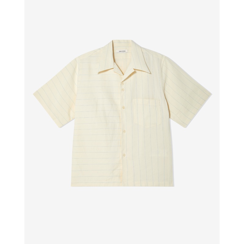 Wales Bonner – Men’s Highlife Bowling Shirt – (White)
