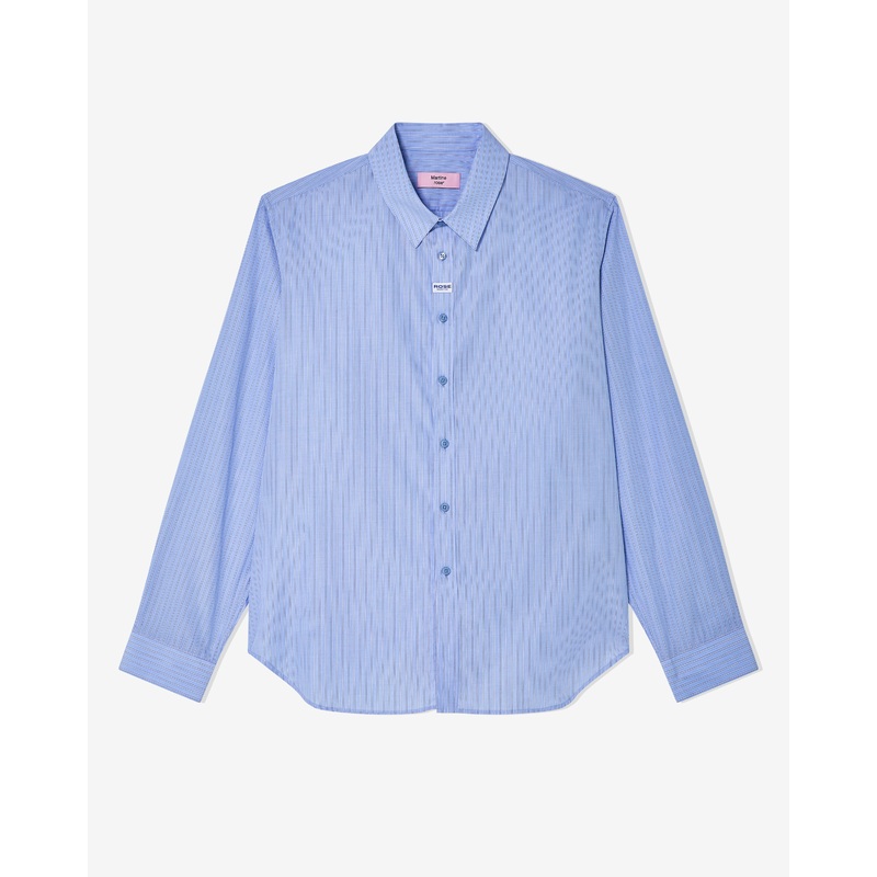 Martine Rose – Men’s Classic Shirt – (Blue/White)