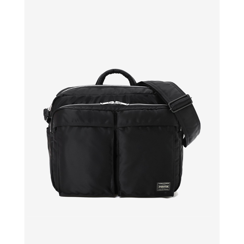 Porter Yoshida & Co. – Men’s Tanker Sling Bag w Zip (XL) – (Black)