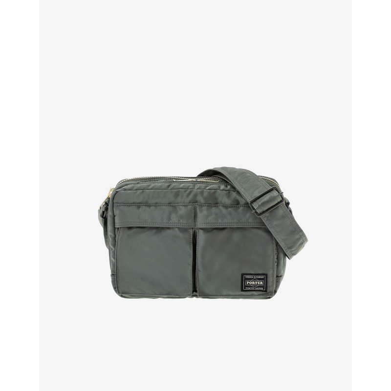 Porter Yoshida & Co. – Men’s Tanker Sling Bag w Zip (XL) – (Green)