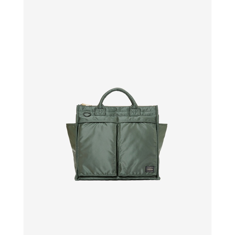 Porter Yoshida & Co. – Men’s Tanker Square Tote Bag (L) – (Green)