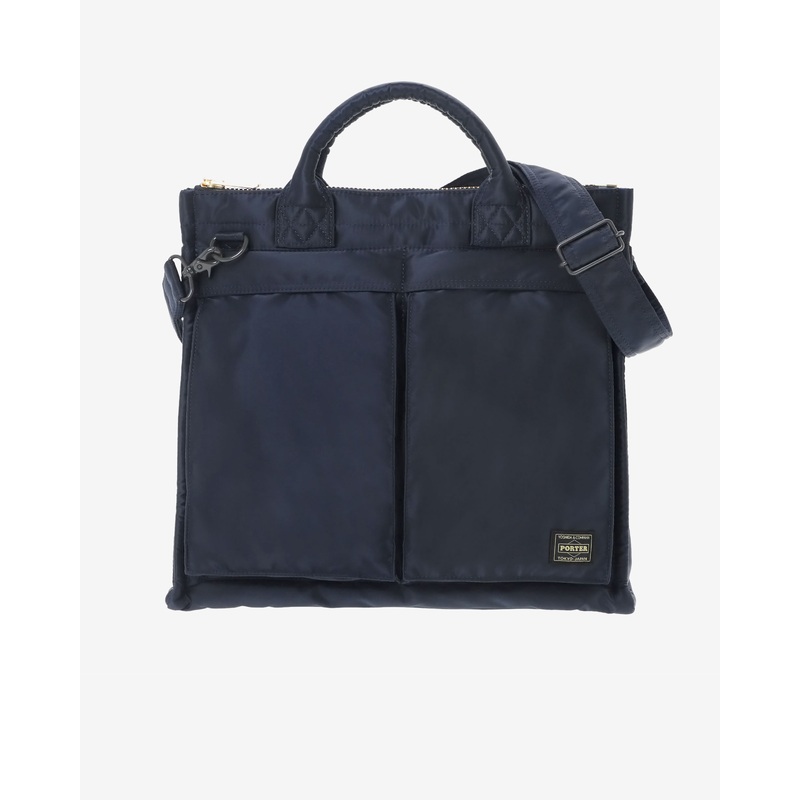 Porter Yoshida & Co. – Men’s Tanker Square Tote Bag (L) – (Navy)
