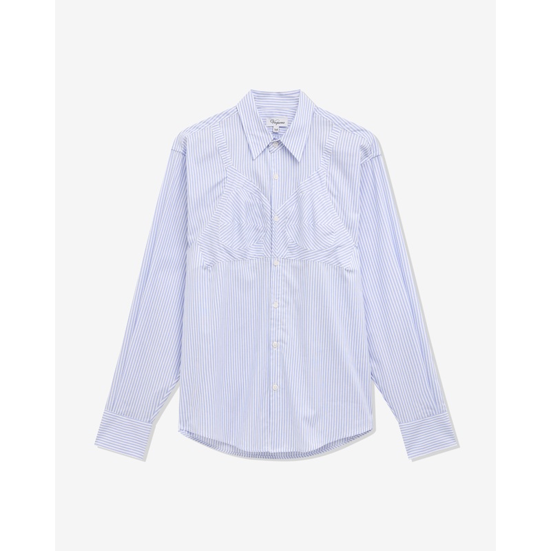 Vaquera – Women’s Bra Buttondown – (Blue)