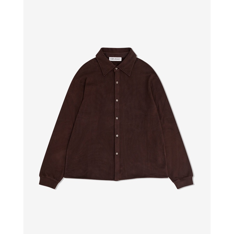 Our Legacy – Men’s Recovery Shirt – (Deep Brown Fuzzy Fleece)